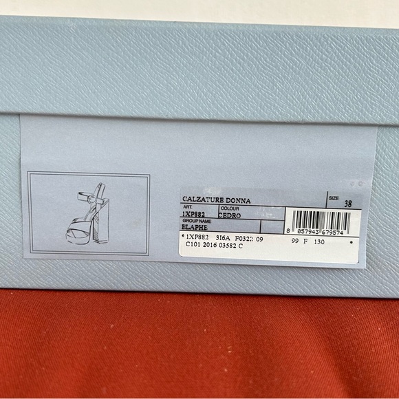 Vintage Prada Python Platform Sandal - Picture 3 of 8